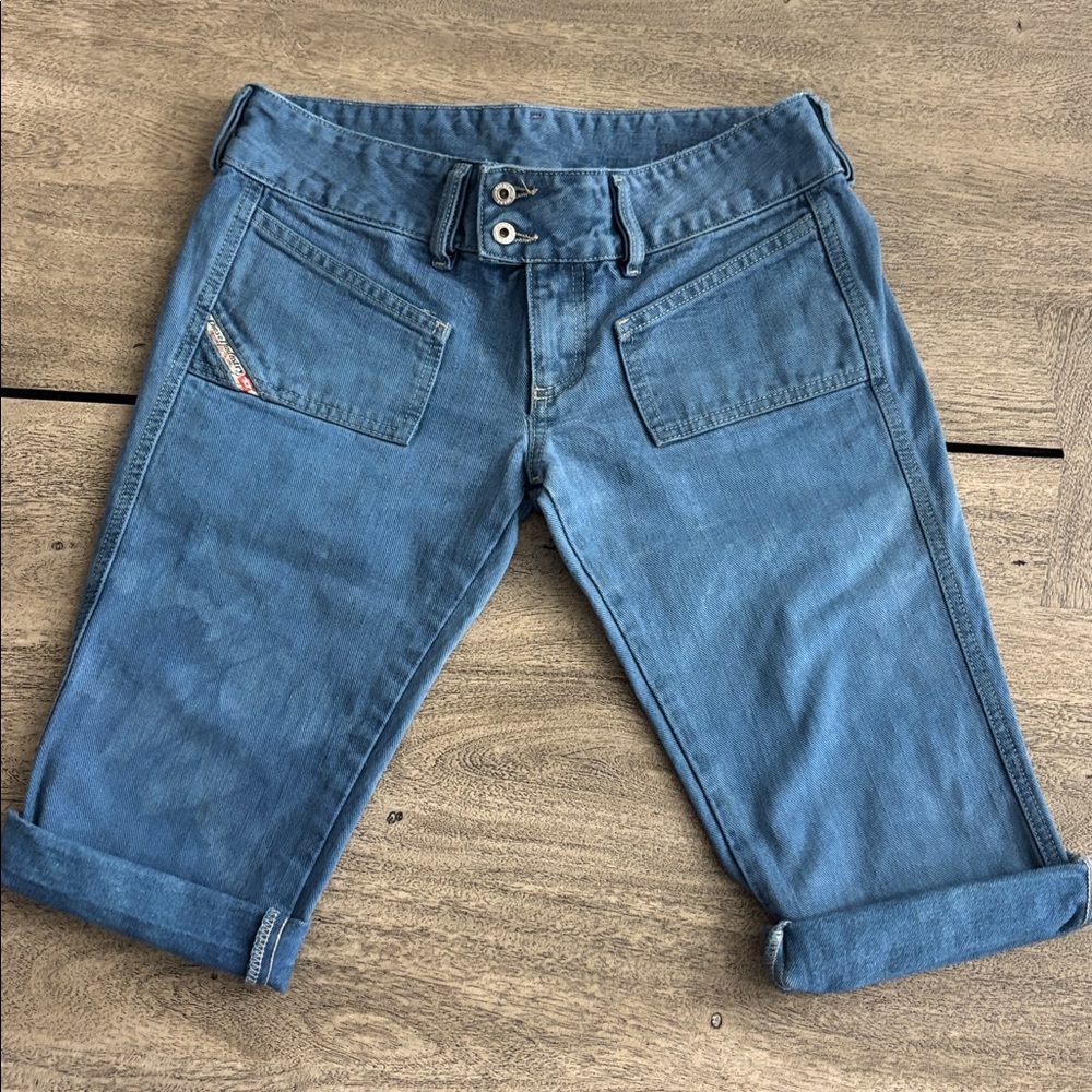 Vintage Diesel Denim knee length shorts